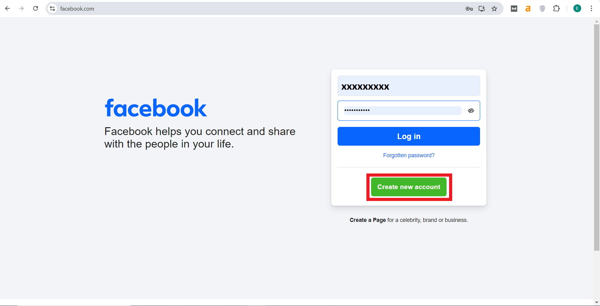 set up facebook profile