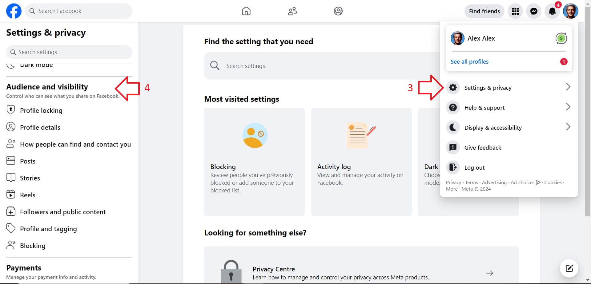 Facebook Privacy Options