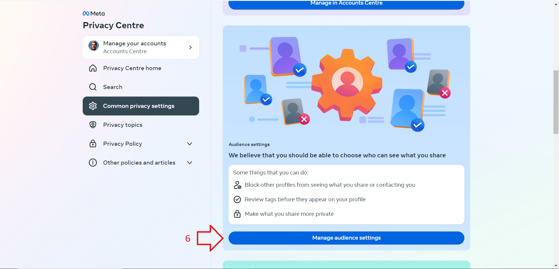 Facebook Privacy Options