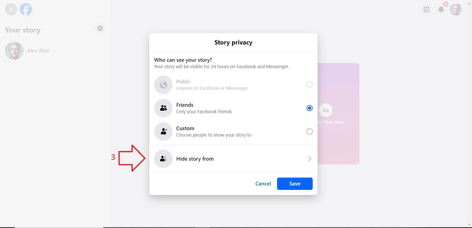 Facebook Privacy Options